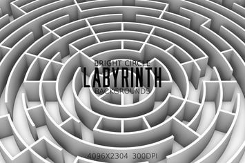 Bright Circle Labyrinth Backgrounds