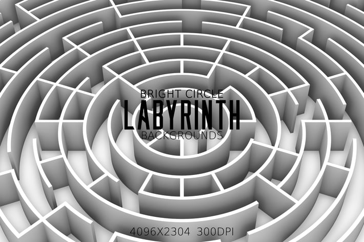 Bright Circle Labyrinth Backgrounds