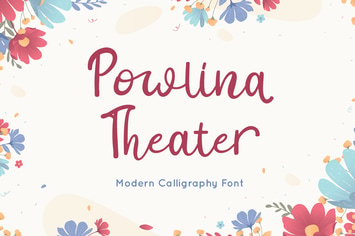 Powlina Theater - Instagram Font