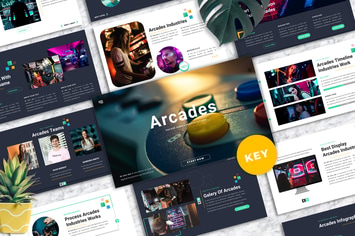 Arcades -  Arcade Games Keynote Template