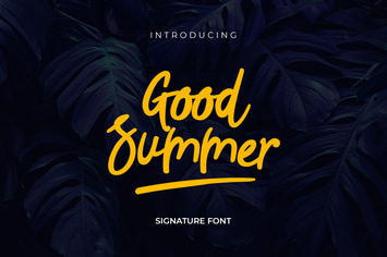Good Summer Handwritten Script