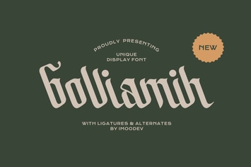 Bolliamih - Modern Calligraphy Font