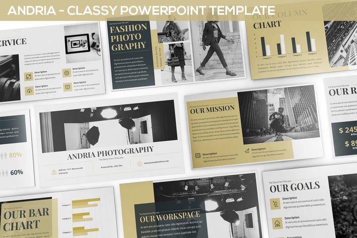 Andria - Classy Powerpoint Template