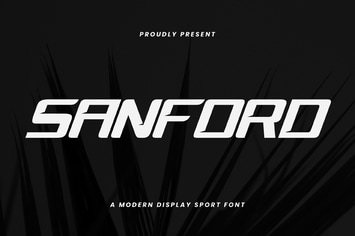Sanford Sport Display Font