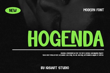 Hogenda - Modern Sans Font