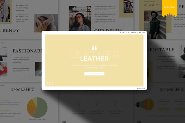 Leather | Google Slides Template