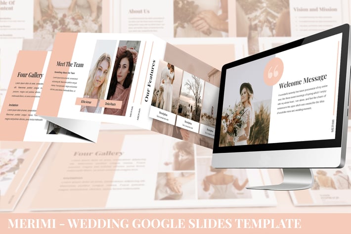 Merimi - Wedding Google Slides Template