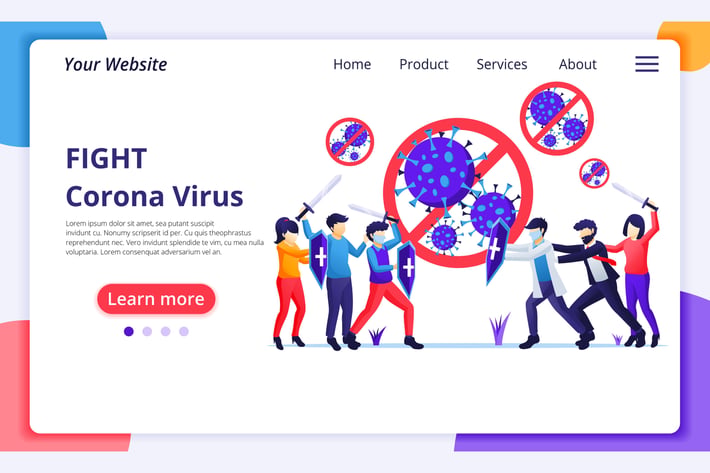 Corona Virus Illustration