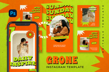 Grone - Retro Instagram Stories and Post