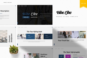 Bike Like | Google Slides Template