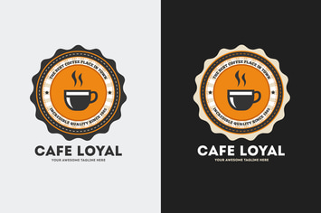 Cafe Loyal Logo Template