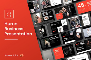 Huren – Business PowerPoint Template