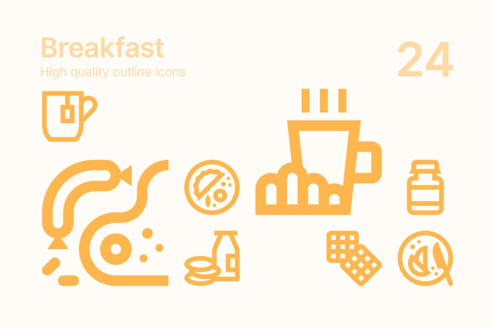 Breakfast Icons