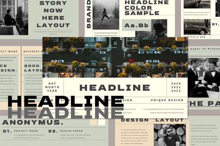 HEADLINE Powerpoint Template