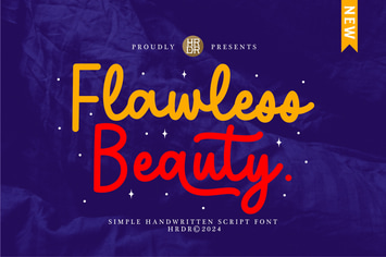 Flawless Beauty - Quirky Handwritten Font