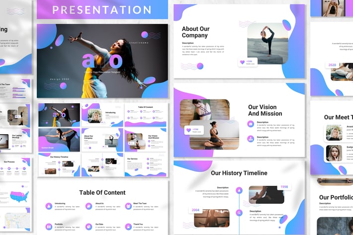 Amo - Yoga Presentation Template