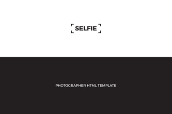  SELFIE : Personal Photographer HTML Template 
