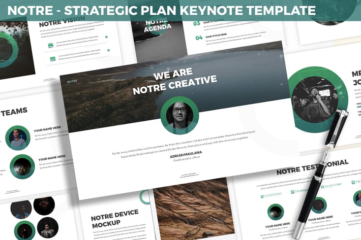 Notre - Strategic Plan Keynote Template