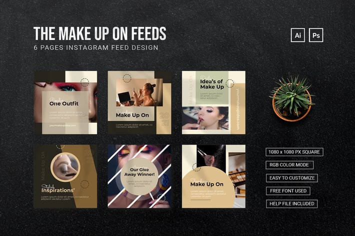 Make Up On - Instagram Feed
