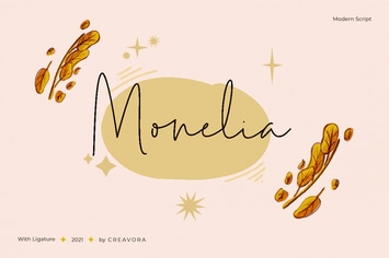 Monelia -  Handwriting Script Font