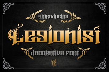 Legionist - Decorative font