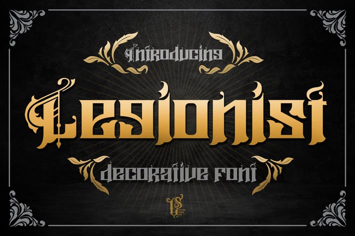 Legionist - Decorative font