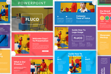 Fluco - Colorful Powerpoint Template