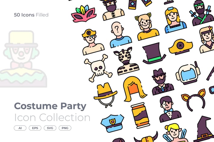 Costume Party Filled Icon