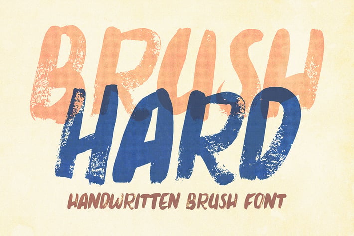 Brush Hard - Handwritten Font