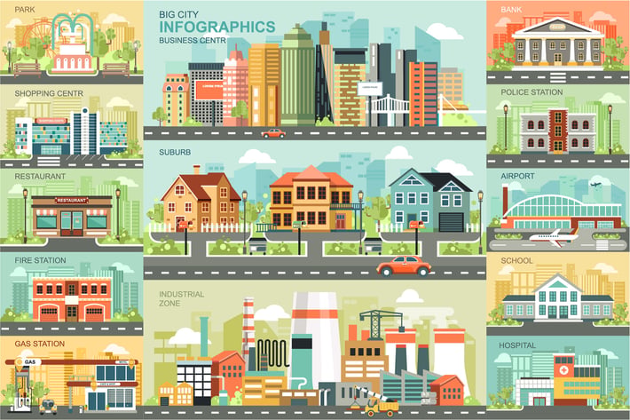 City Life Infographics
