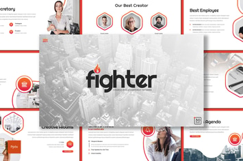 Fighter - Business Powerpoint Template