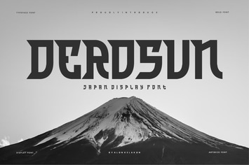 Derosun - Japan Display Font
