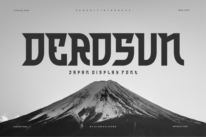 Derosun - Japan Display Font