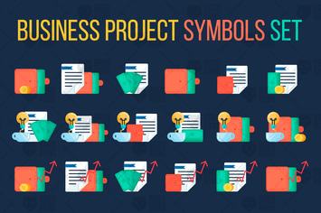 Business Project Symbols Set