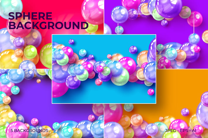 Multicolored Decorative Balls