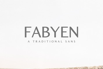 Fabyen A Traditional Sans Font Pack