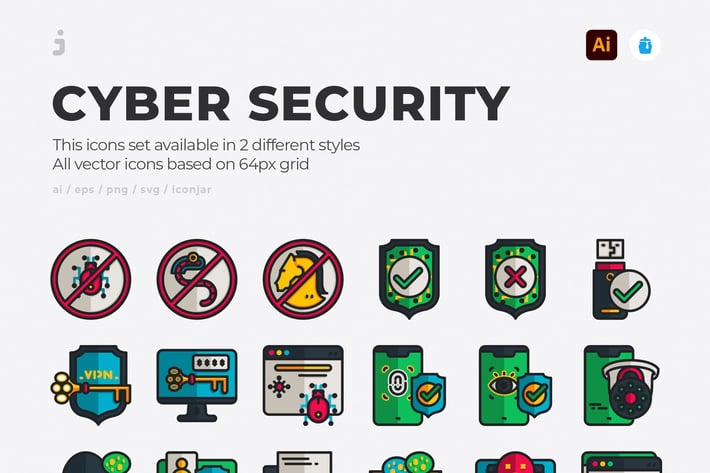 30 Internet security Icons
