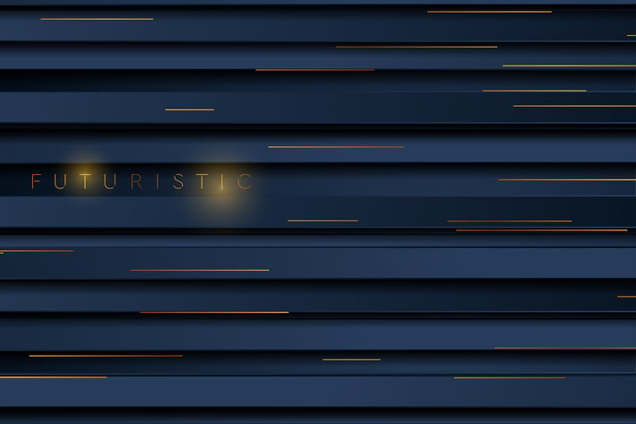 Dark blue striped background