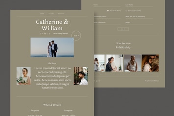 Simple Wedding Invitation Website