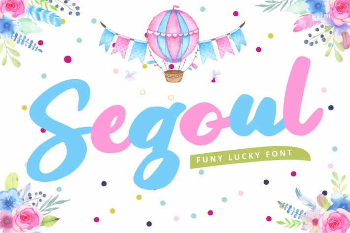 Segoul | Lucky Funny Font