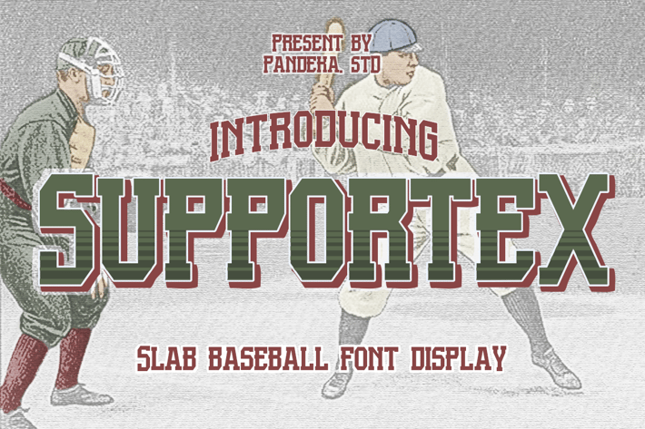 Supportex - Sport Baseball Font