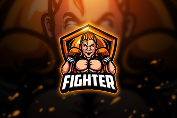 Fighter - Mascot & Esport Logo