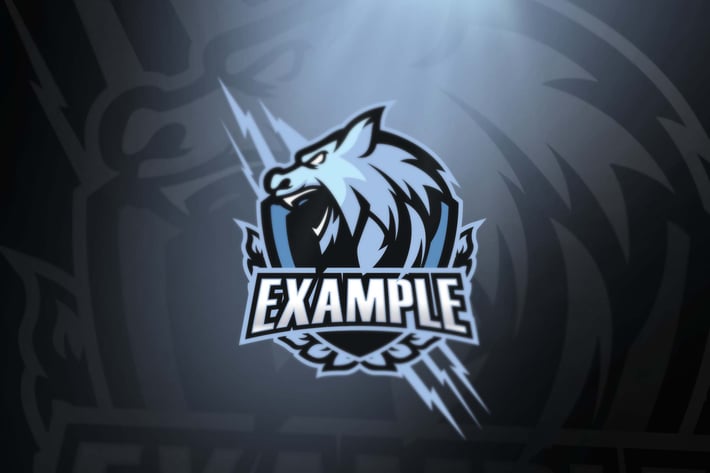 White Wolf sport and esports logos