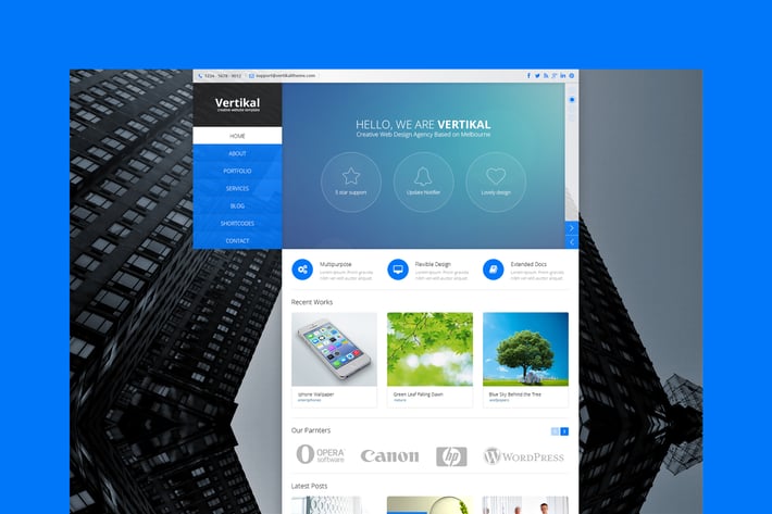 Vertikal - Multipurpose HTML5 Template 