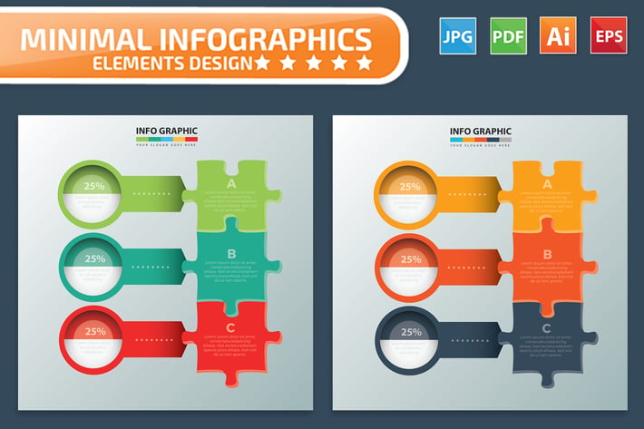 Puzzle Infographic Design