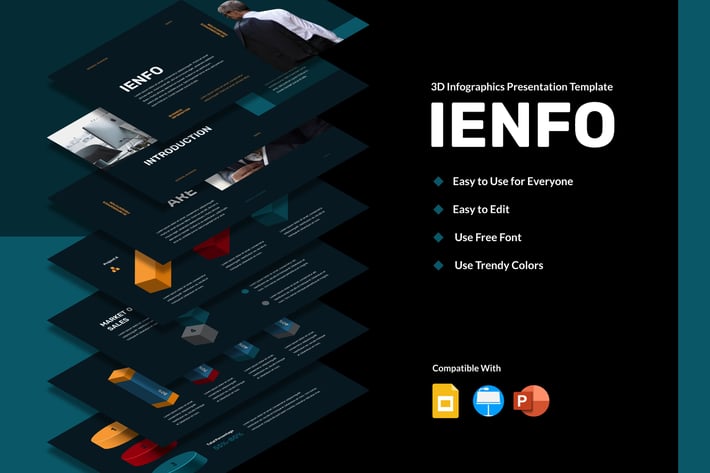 IENFO - 3D Infographics Presentation (DARK)