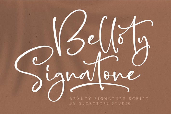 Belloty Signatone Script Font