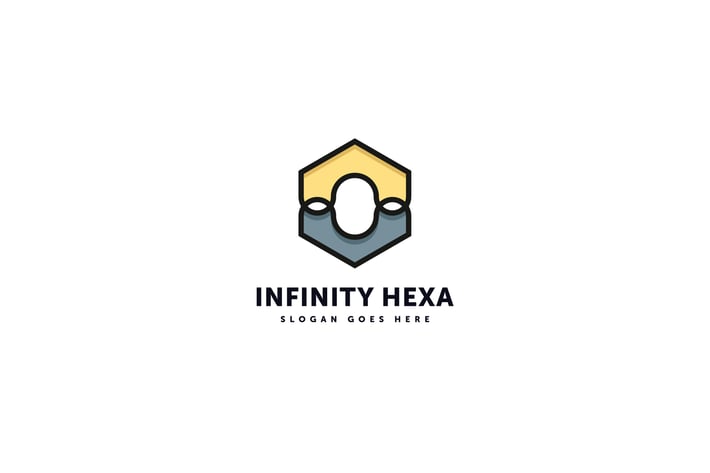 Infinity Hexa Logo Template