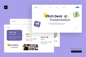 White Purple Creative Pitch Deck | 001