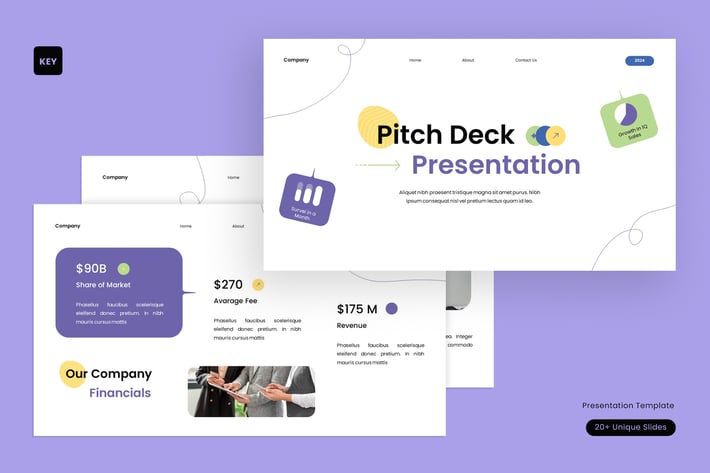 White Purple Creative Pitch Deck | 001